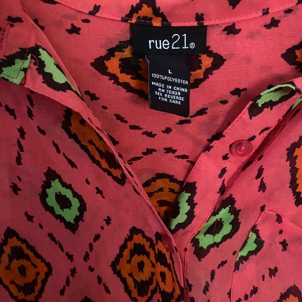 Rue 21 Long Sleeve Dressy Top